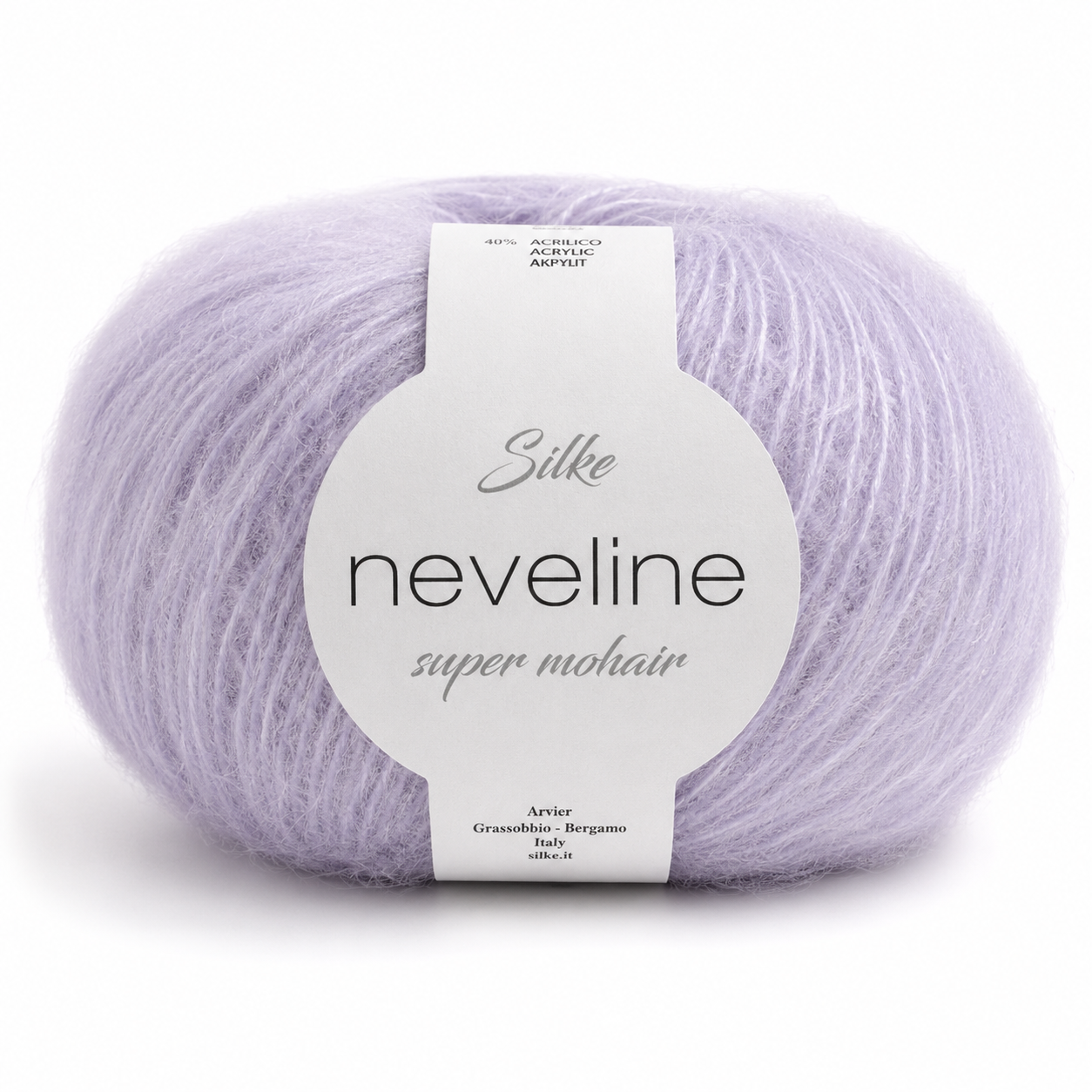 Lana NEVELINE - Silke - Colore: 339 - LILLA - by LacariaRicami.Store