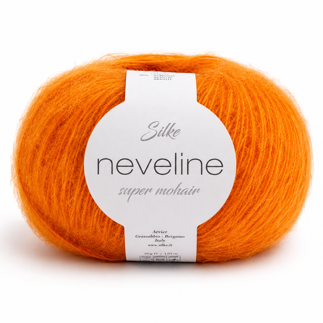 Lana NEVELINE - Silke - Colore: 402 - ARANCIONE - by LacariaRicami.Store