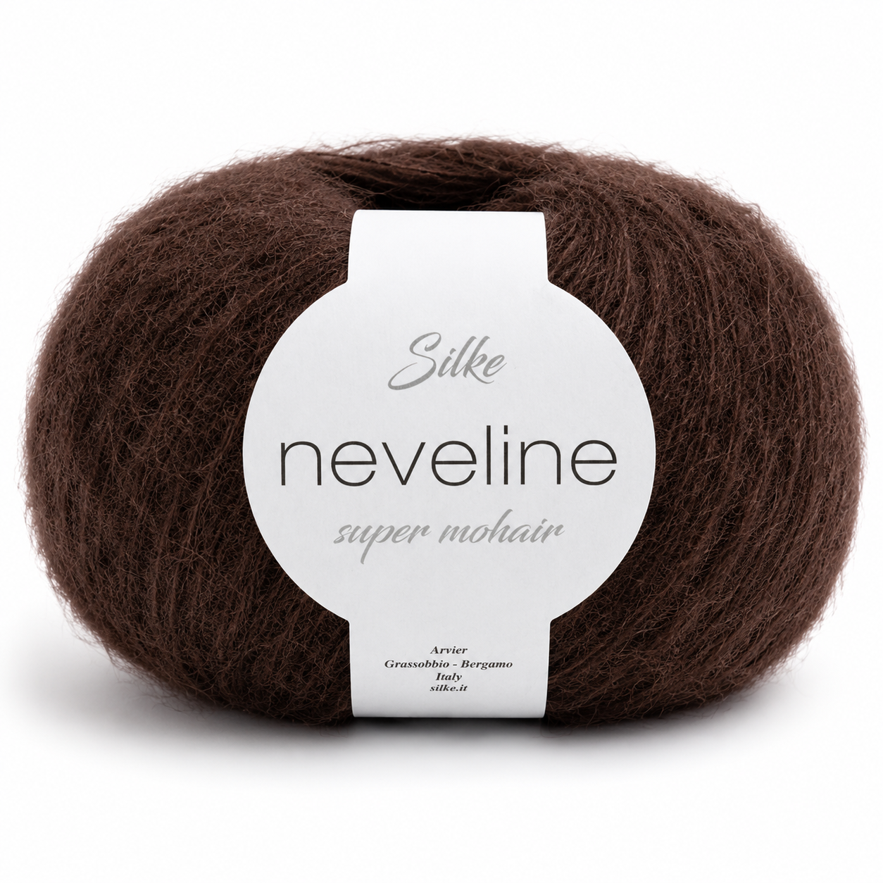 Lana NEVELINE - Silke - Colore: 444 - CASTAGNA - by LacariaRicami.Store