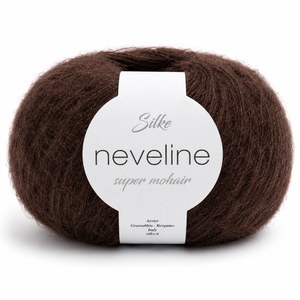 Lana NEVELINE - Silke - Colore: 444 - CASTAGNA - by LacariaRicami.Store