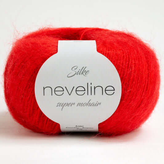Lana NEVELINE - Silke - Colore: 570 - ROSSO ACCESO - by LacariaRicami.Store