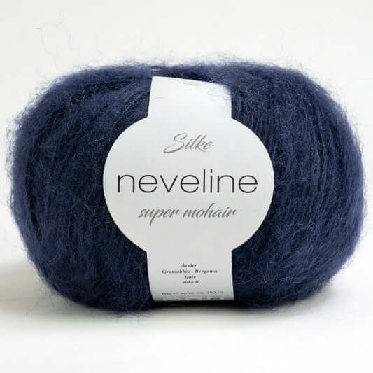 Lana NEVELINE - Silke - Colore: 610 - BLU SCURO - by LacariaRicami.Store