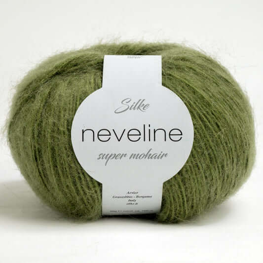 Lana NEVELINE - Silke - Colore: 758 - VERDE MILITARE - by LacariaRicami.Store