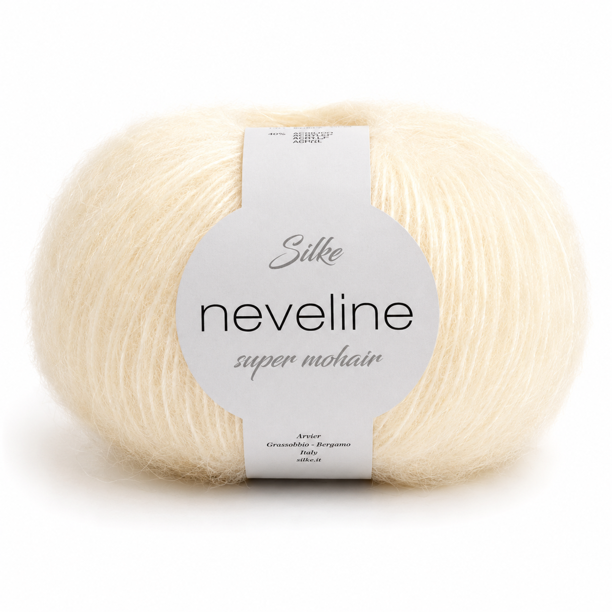 Lana NEVELINE - Silke - Colore: 800 - PANNA - by LacariaRicami.Store