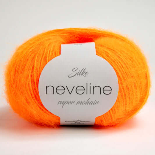 Lana NEVELINE - Silke - Colore: 4010 - ARANCIONE NEON - by LacariaRicami.Store