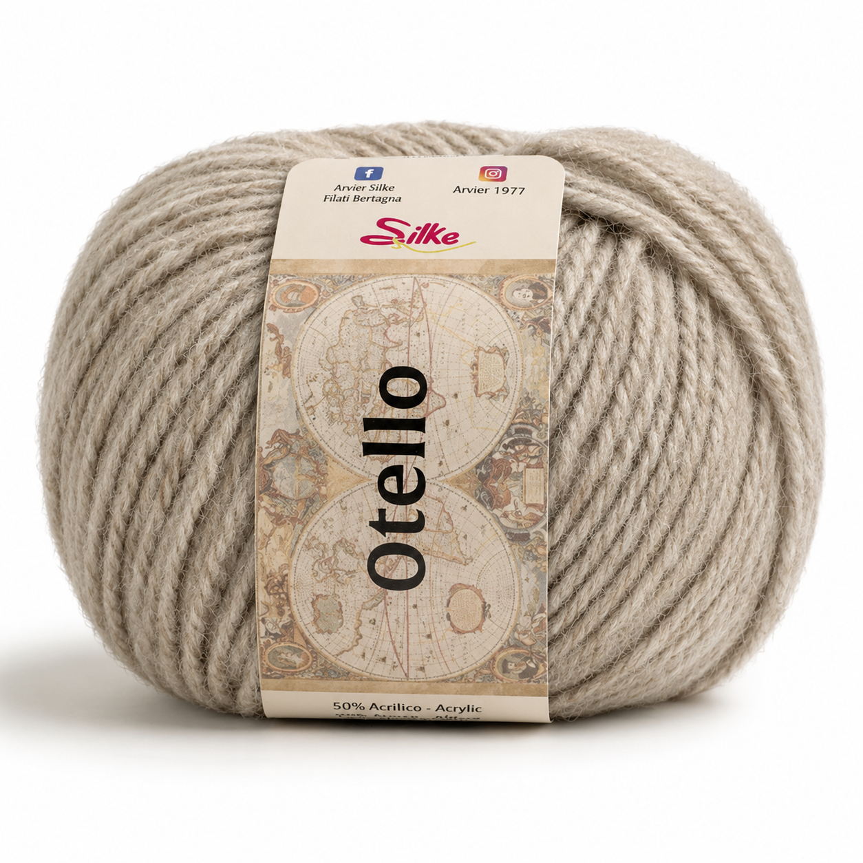 Lana Otello - Silke - Colore: 70 - BEIGE - by LacariaRicami.Store