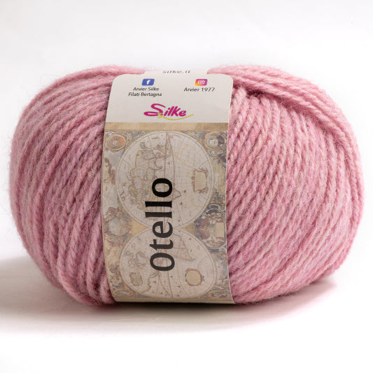 Lana Otello - Silke - Colore: 87 - ROSA - by LacariaRicami.Store