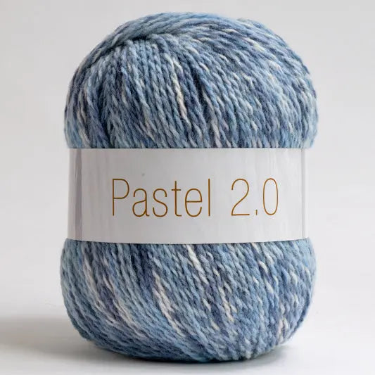 Lana Pastel 2.0 - Silke - Colore: 62 - PANNA AZZURRO BLU MULTICOLOR - by LacariaRicami.Store