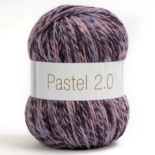 Lana Pastel 2.0 - Silke - Colore: 735 - ROSA FUCSIA MARRONE MULTICOLOR - by LacariaRicami.Store