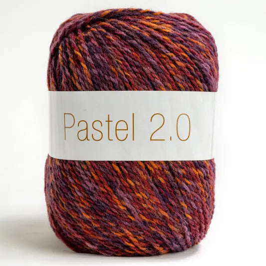 Lana Pastel 2.0 - Silke - Colore: 9 - ARANCIO VIOLA MULTICOLOR - by LacariaRicami.Store