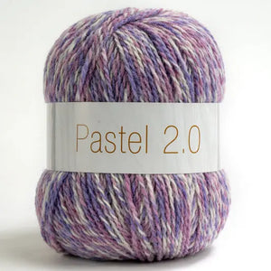 Lana Pastel 2.0 - Silke - Colore: 160 - LILLA GLICINE MULTICOLOR - by LacariaRicami.Store