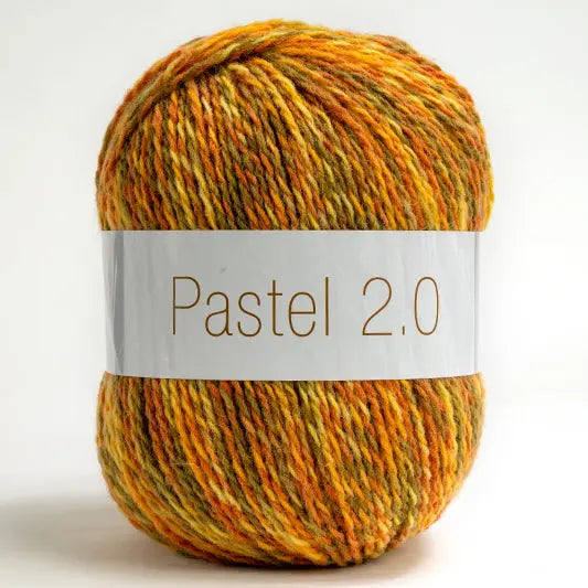 Lana Pastel 2.0 - Silke - Colore: 618 - ARANCIO GIALLO MULTICOLOR - by LacariaRicami.Store