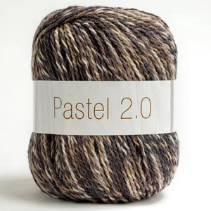 Lana Pastel 2.0 - Silke - Colore: 730 - CREMA PANNA MARRONE MULTICOLOR - by LacariaRicami.Store
