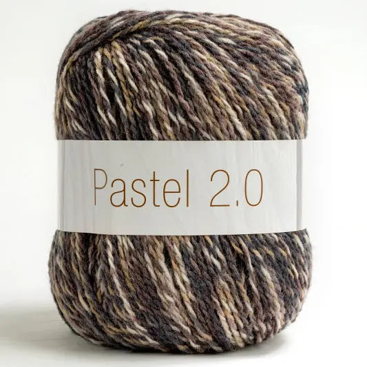 Lana Pastel 2.0 - Silke - Colore: 730 - CREMA PANNA MARRONE MULTICOLOR - by LacariaRicami.Store