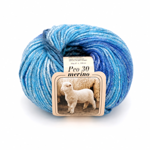 Lana PEO DELAVE’ - Silke - Colore: 02 - BLU VIOLA AZZURRO NERO - by LacariaRicami.Store