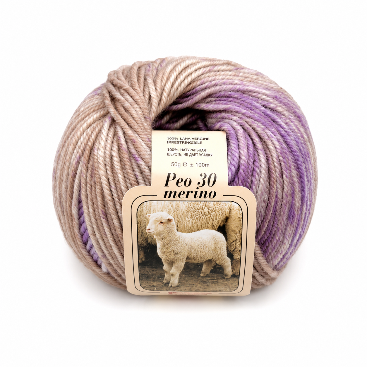 Lana PEO DELAVE’ - Silke - Colore: 06 - NERO VIOLA NERO MARRONE - by LacariaRicami.Store