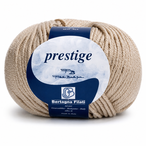 LANA Prestige - Bertagna Filati - Colore: 02 - BEIGE - by LacariaRicami.Store
