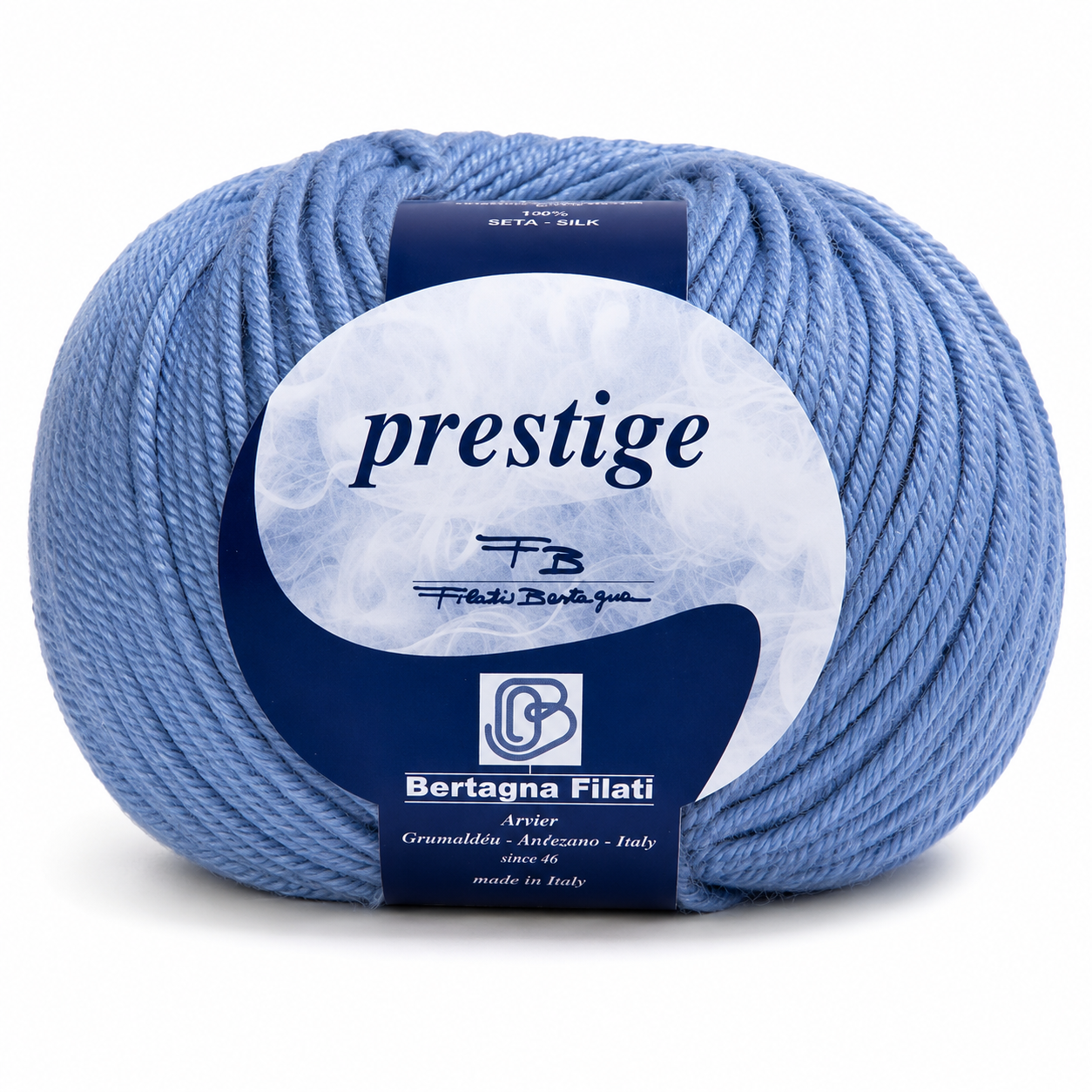 LANA Prestige - Bertagna Filati - Colore: 04 - CIELO - by LacariaRicami.Store