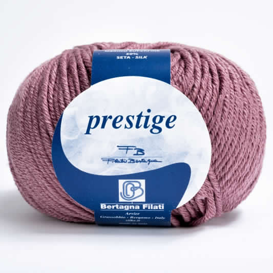 LANA Prestige - Bertagna Filati - 05 - ROSA ANTICO - LacariaRicami.Store