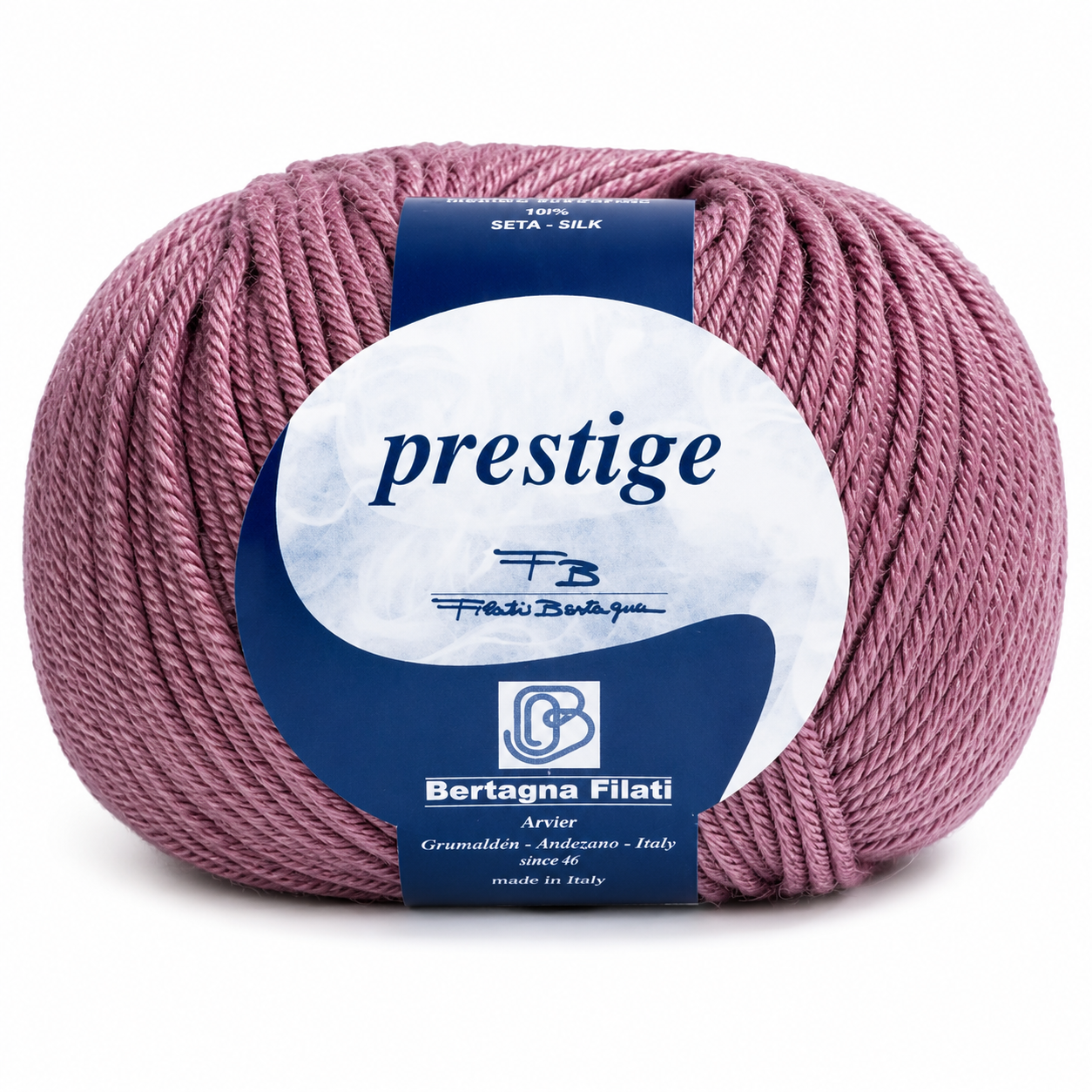 LANA Prestige - Bertagna Filati - Colore: 05 - ROSA ANTICO - by LacariaRicami.Store