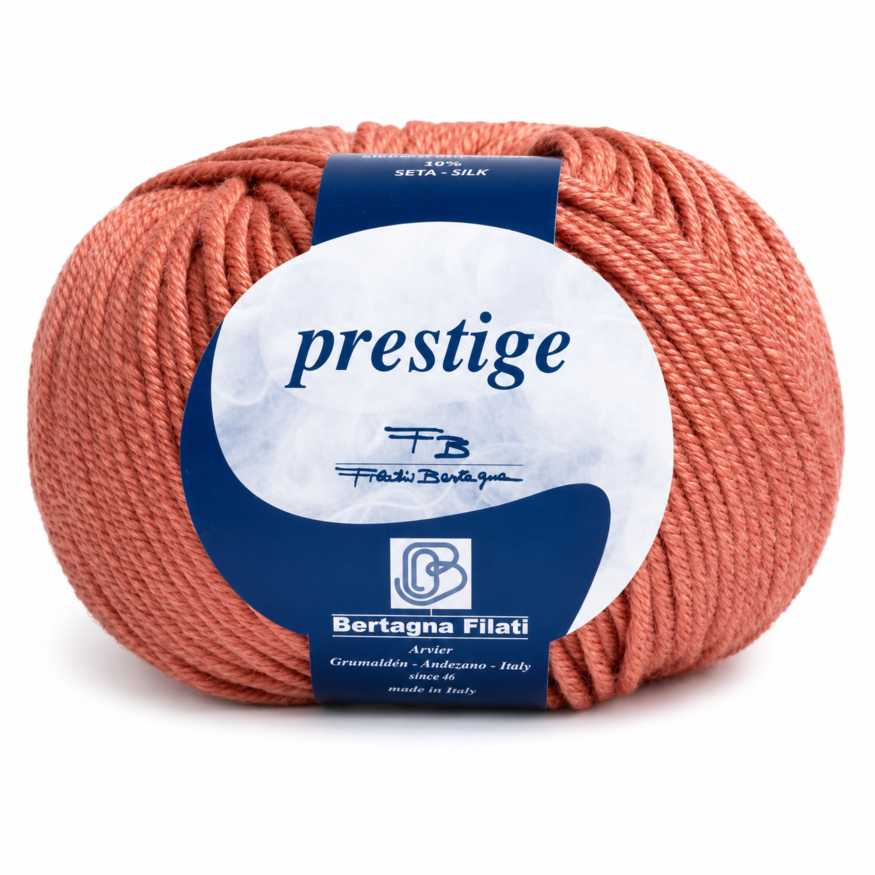 LANA Prestige - Bertagna Filati - Colore: 06 - SALMONE - by LacariaRicami.Store