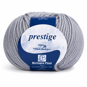 LANA Prestige - Bertagna Filati - Colore: 11 - GRIGIO - by LacariaRicami.Store