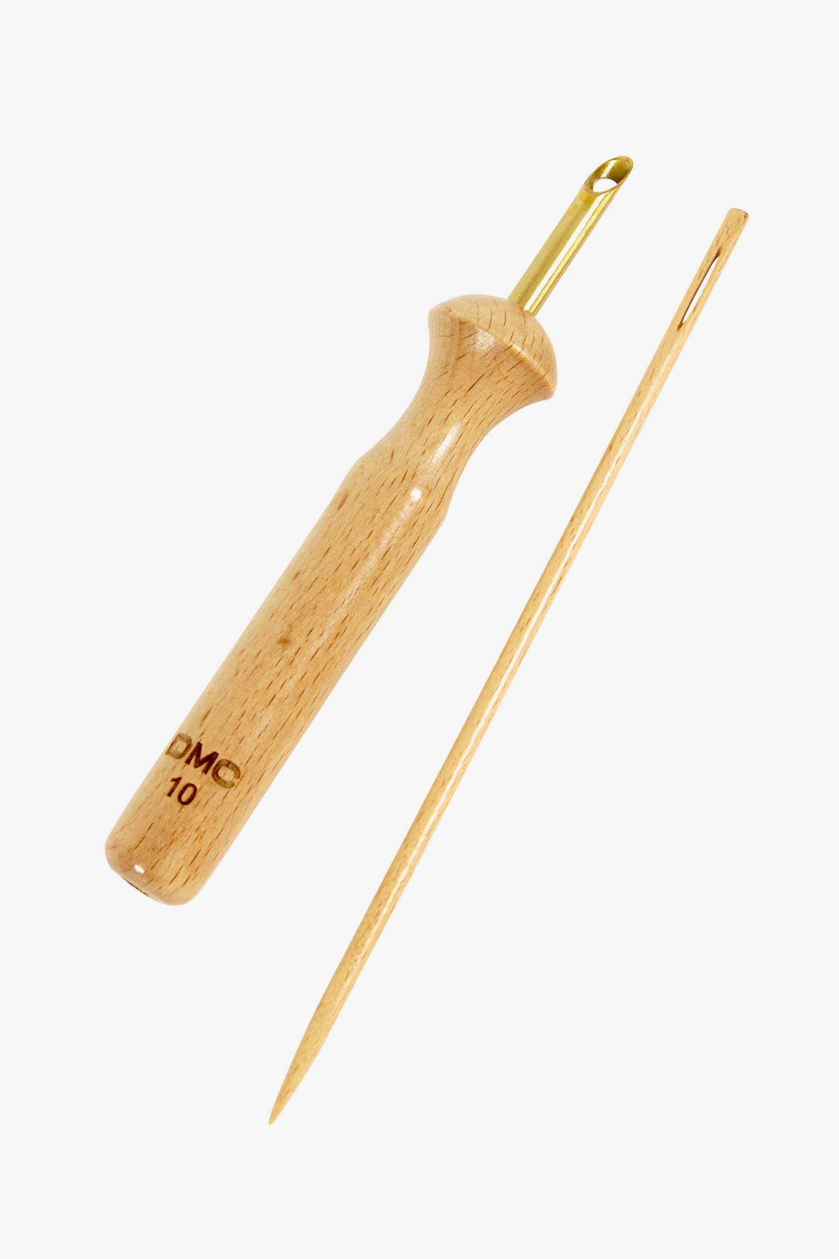 PUNCH Needle 1 Punzone + 1 Ago di Legno - DMC - - LacariaRicami.Store