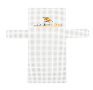 Rete Sagomata pochette rettangolare 36x40 cm - - LacariaRicami.Store