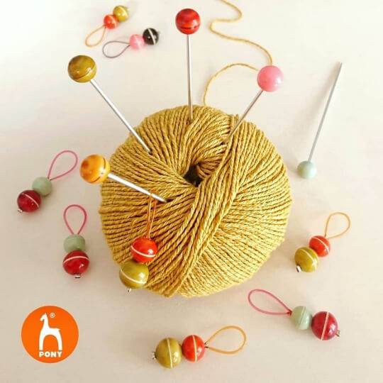 Marcatori ad anello in legno naturale - Pony - - LacariaRicami.Store