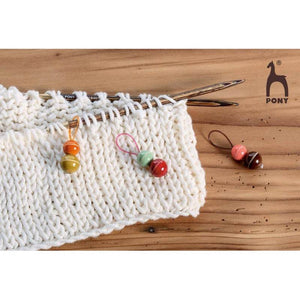 Marcatori ad anello in legno naturale - Pony - - LacariaRicami.Store
