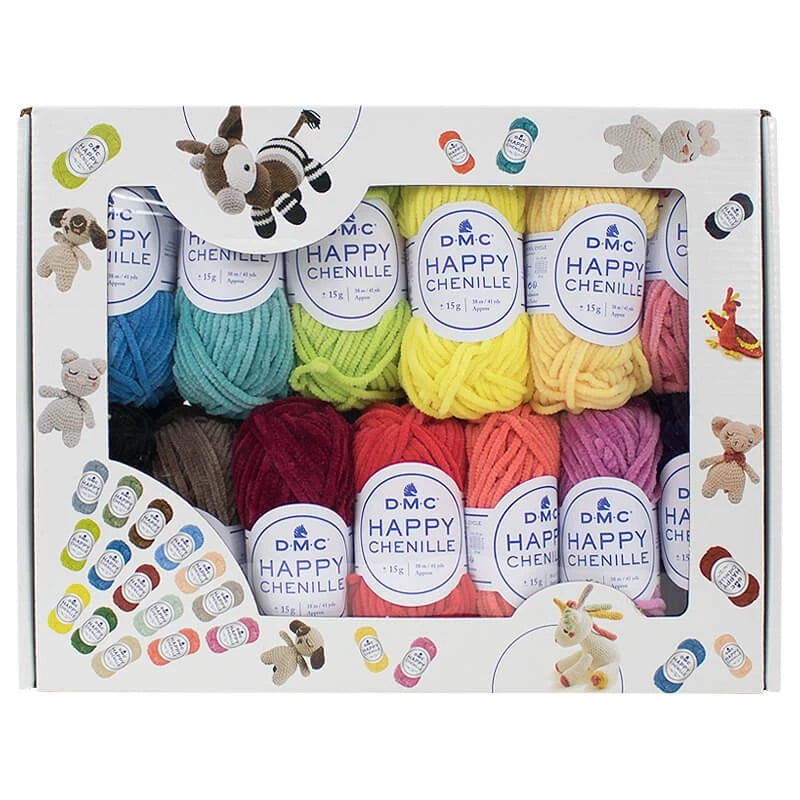 Set da 25 gomitoli Happy Chenille - DMC