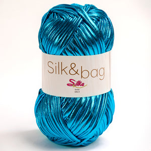 Fettuccia SILK&BAG - Silke - 0029M - TURCHESE - LacariaRicami.Store
