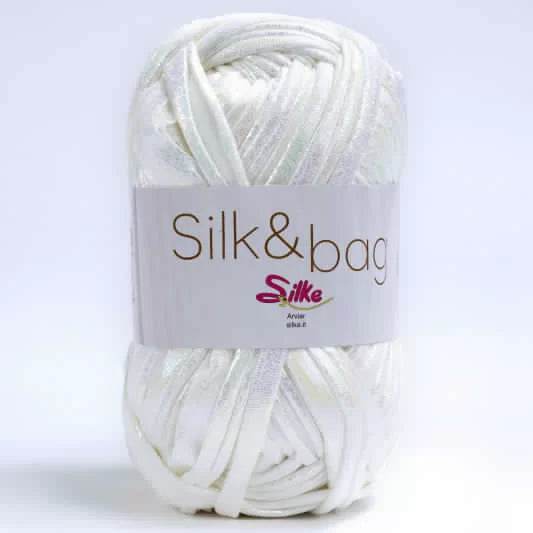 Fettuccia SILK&BAG MADREPERLA - Silke - - LacariaRicami.Store