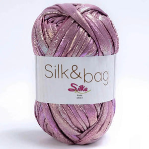 Fettuccia SILK&BAG MADREPERLA - Silke - 0018 - ROSA ANTICO MADREPERLA - LacariaRicami.Store