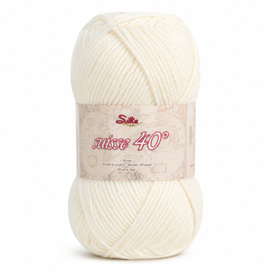 Lana SUISSE - Silke - Colore: 100 - LATTE - by LacariaRicami.Store