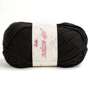 Lana SUISSE - Silke - Colore: 200 - NERO - by LacariaRicami.Store