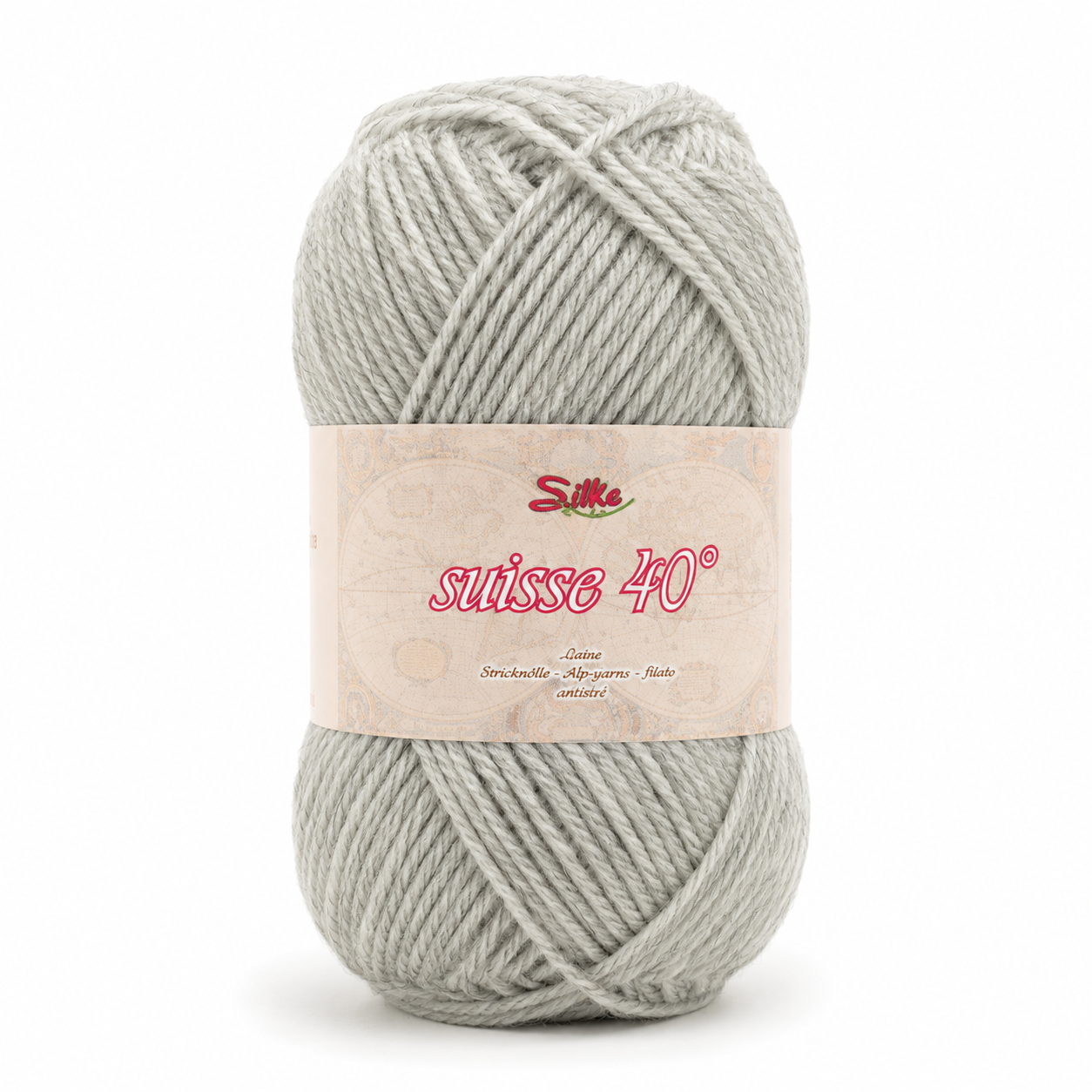 Lana SUISSE - Silke - Colore: 355 - GRIGIO CHIARO - by LacariaRicami.Store