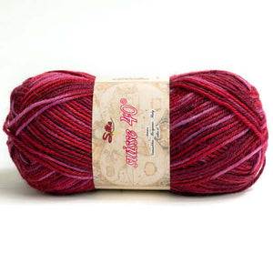 Lana SUISSE COLOR - Silke - Colore: 409 - BORDEAUX ROSSO MIX - by LacariaRicami.Store