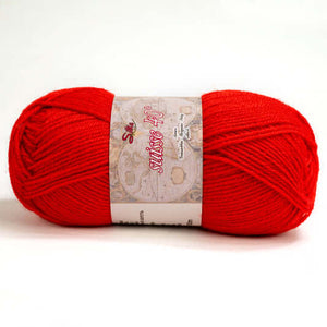 Lana SUISSE - Silke - Colore: 570 - ROSSO - by LacariaRicami.Store
