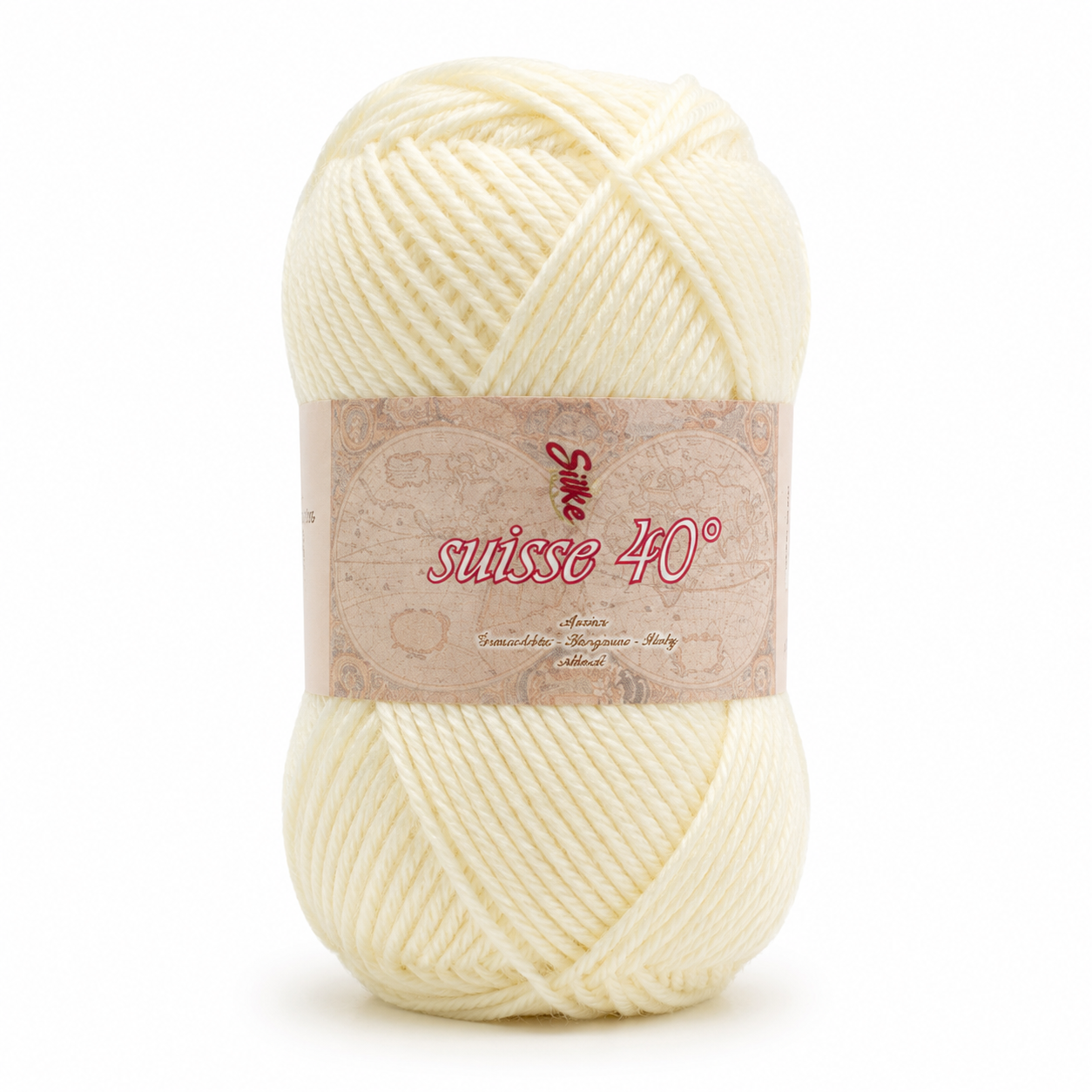 Lana SUISSE - Silke - Colore: 800 - PANNA - by LacariaRicami.Store