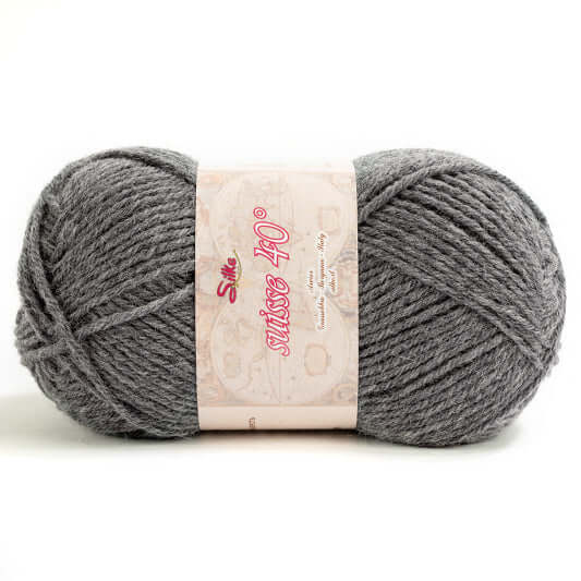 Lana SUISSE - Silke - Colore: 843 - GRIGIO - by LacariaRicami.Store