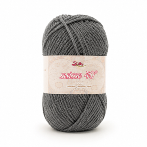Lana SUISSE - Silke - Colore: 843 - GRIGIO - by LacariaRicami.Store