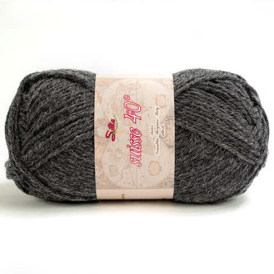 Lana SUISSE - Silke - Colore: 875 - GRIGIO SCURO - by LacariaRicami.Store