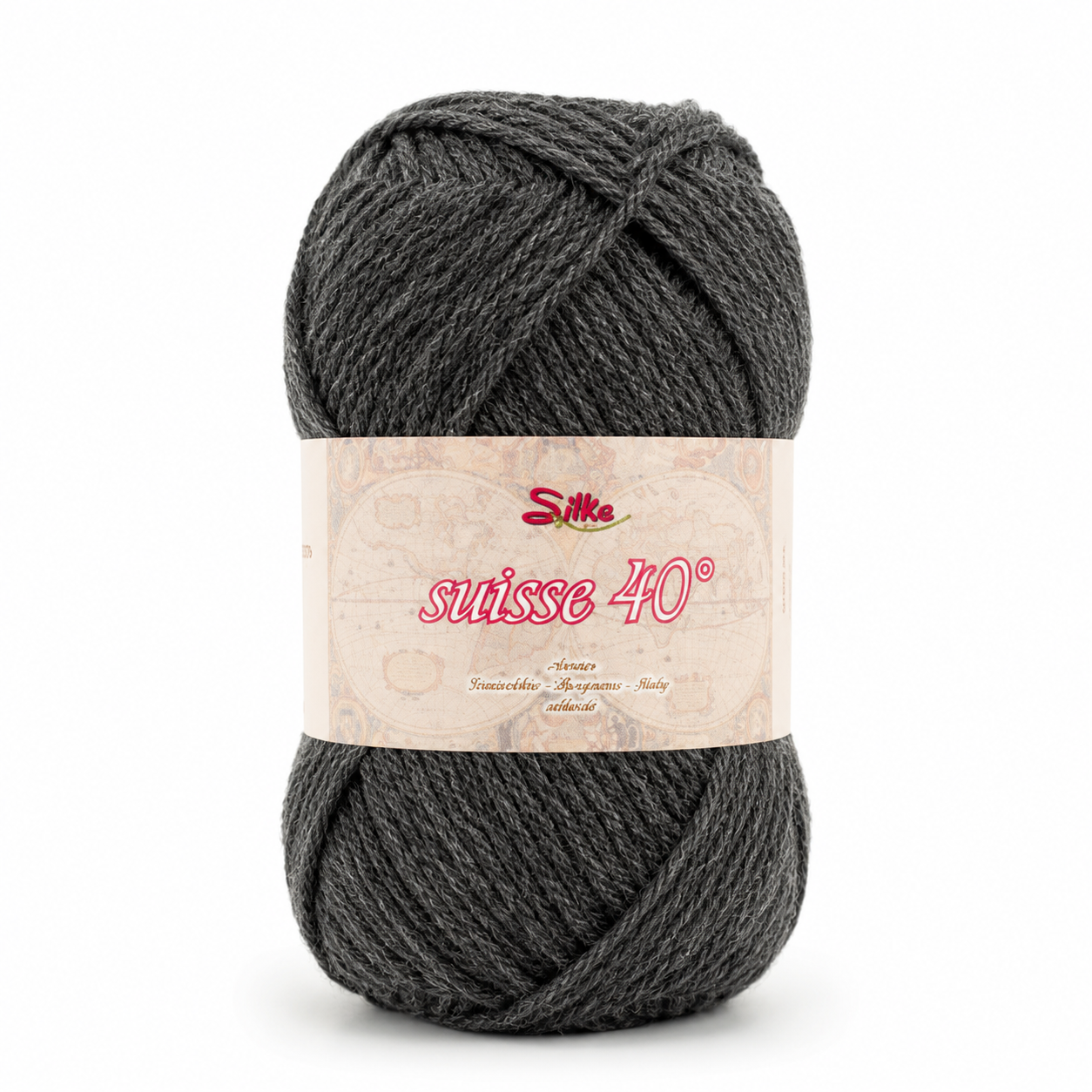 Lana SUISSE - Silke - Colore: 875 - GRIGIO SCURO - by LacariaRicami.Store