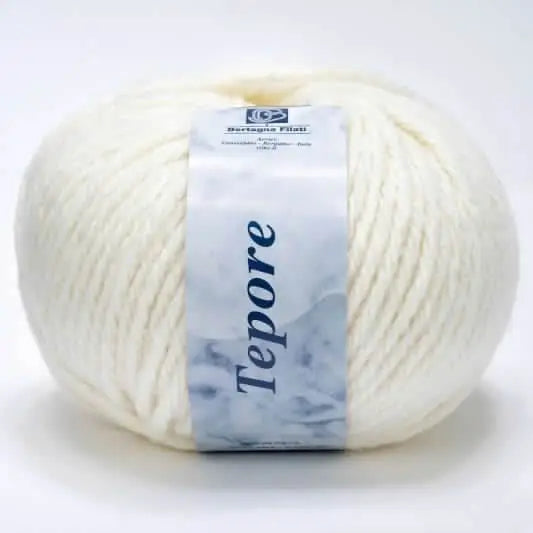 Lana TEPORE - Bertagna Filati - 40 - BIANCO - LacariaRicami.Store