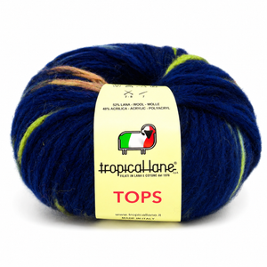 Lana TOPS - Tropical Lane - Colore: 11 - BLU - by LacariaRicami.Store