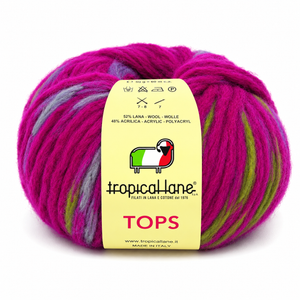 Lana TOPS - Tropical Lane - Colore: 14 - FUCSIA - by LacariaRicami.Store