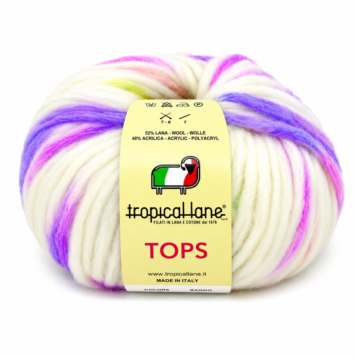 Lana TOPS - Tropical Lane - Colore: 18 - PANNA - by LacariaRicami.Store