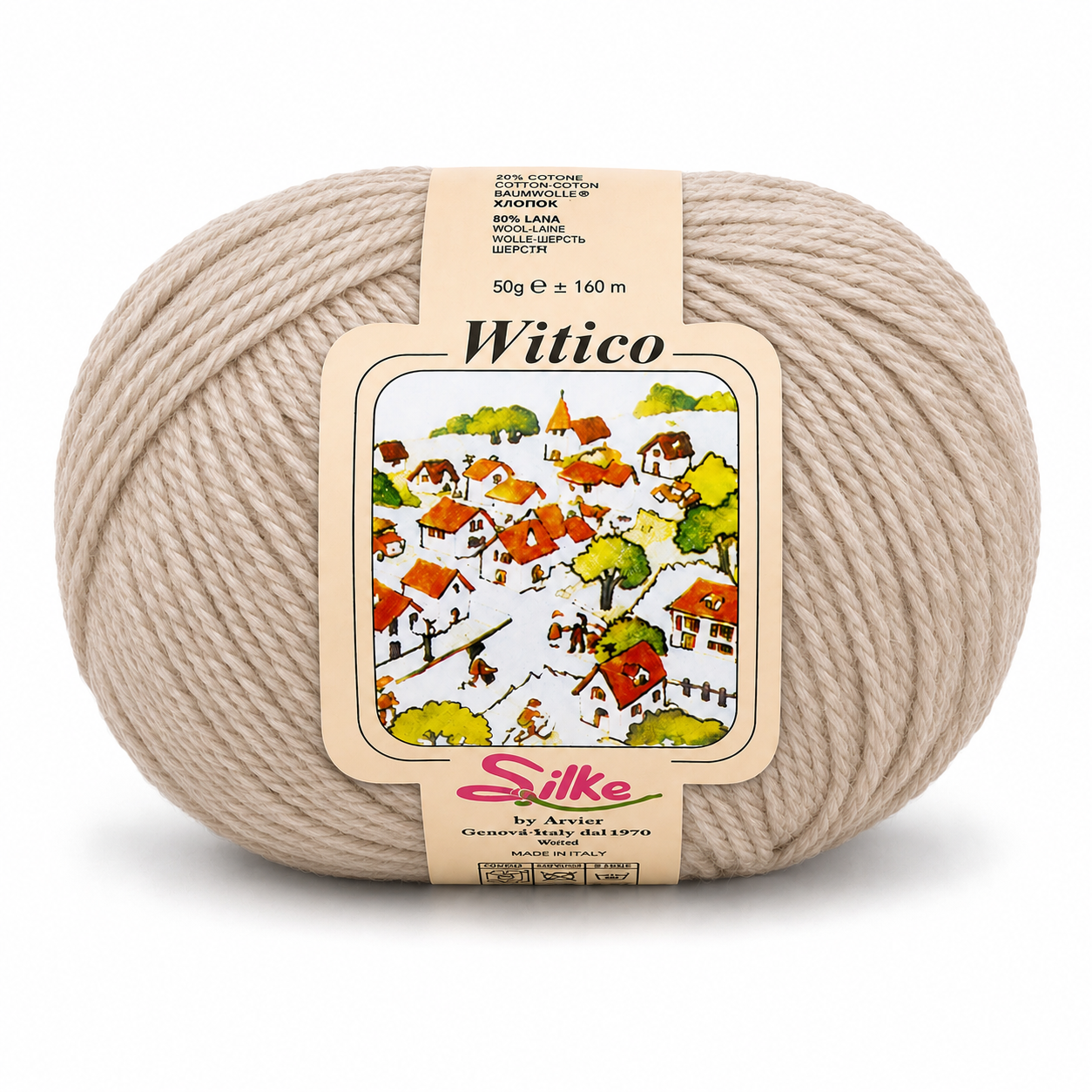 Lana Witico - Silke - Colore: 018 - BEIGE - by LacariaRicami.Store