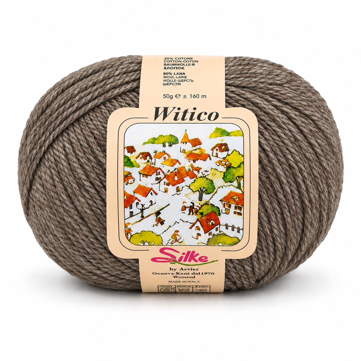 Lana Witico - Silke - Colore: 021 - CORDA MELANGE - by LacariaRicami.Store